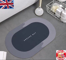 Bath Mat 40x60cm -Absorbent Fast Drying Bathroom Rug Shower Carpet