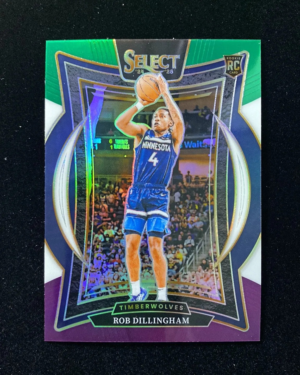 2024-25 Panini Select Concourse Tri-Color #84 Rob Dillingham RC Rookie tc7