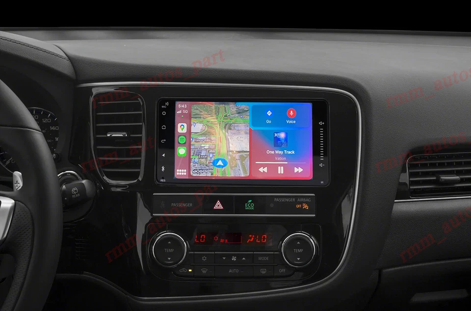 For Mitsubishi Outlander PHEV 2018-2021 WIFI Car Stereo Radio GPS Navi Carplay Foto 2 de 4