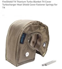 Fireshield T4 Titanium Turbo Blanket T4 Cover Turbocharger Heat Shield Cover ... Fireshield T4 Titanium Turbo Blanket T4 Cover Turbocharger Heat Shield Cover ...