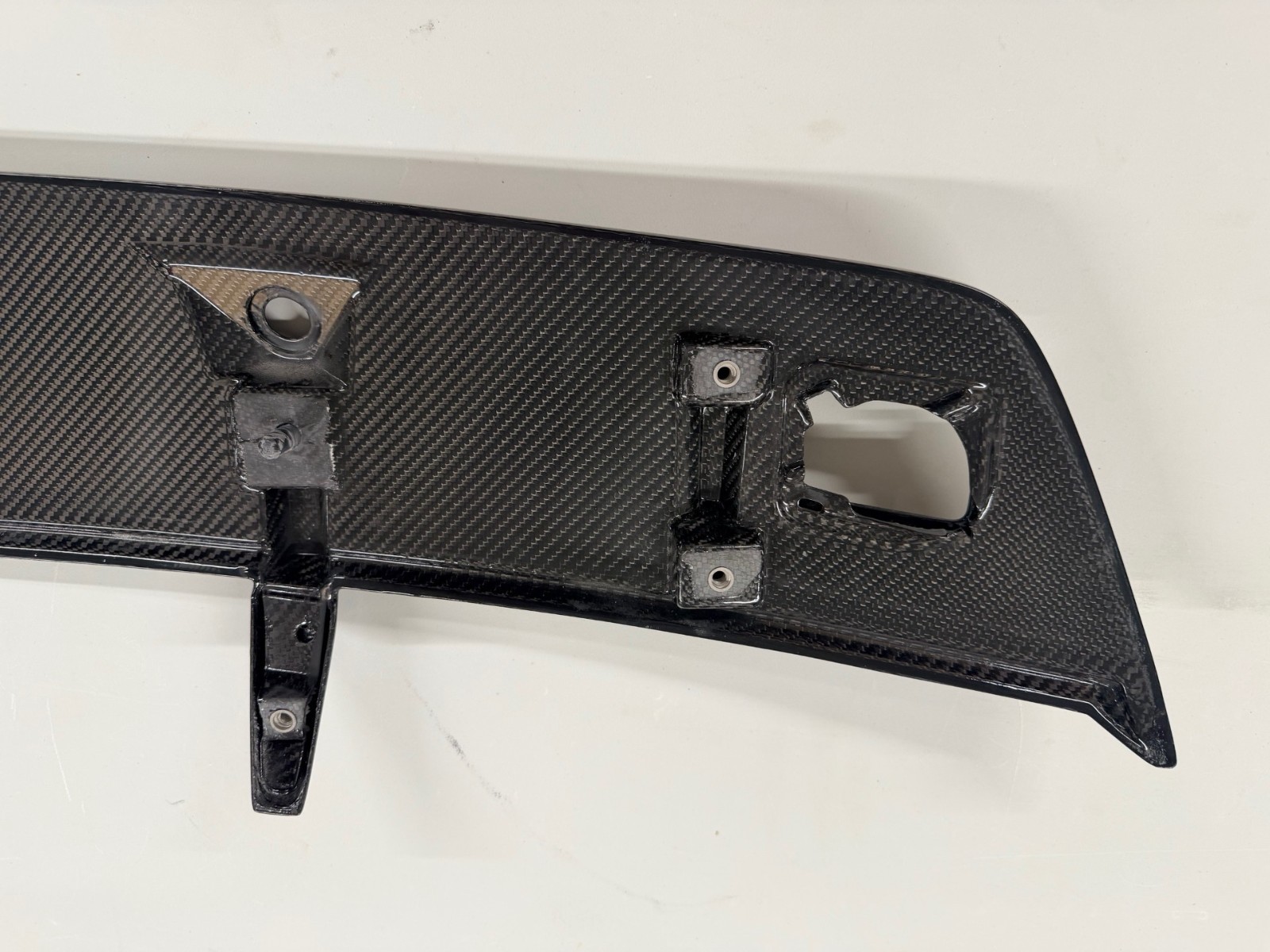 4ML807368D LAMBORGHINI PERFORMANTE AIR FUNNEL REAR BUMPER SHINY CARBON NEW