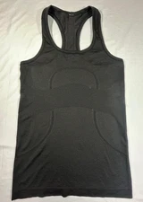 Lululemon Women’s Tank Top Black Swift Tech Racerback Pullover Sleeveless Size 4