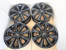 4x GENUINE BLACK MINI COOPER S ONE 17" ALLOY WHEELS R53 R54 R55 R56 R57 R58
