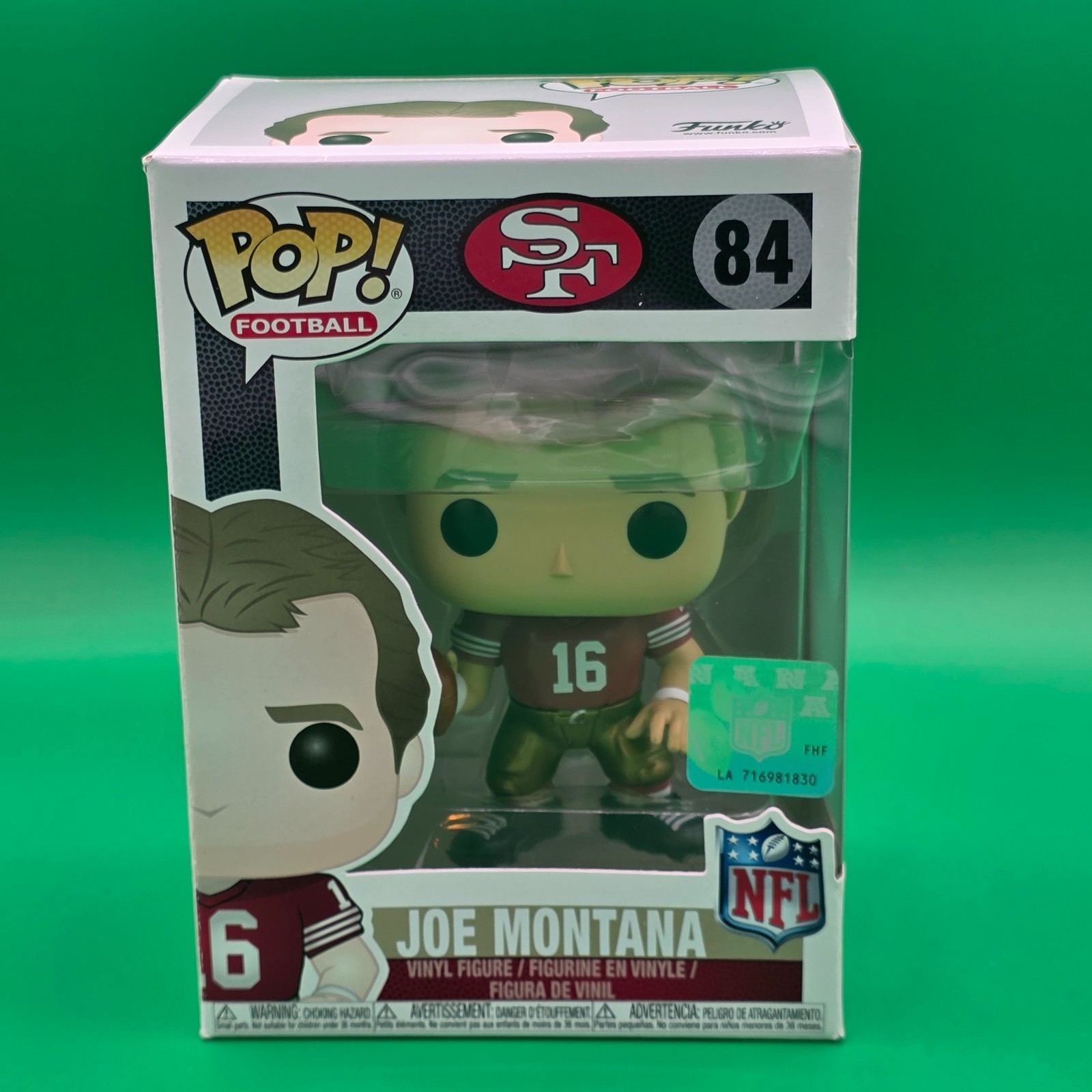 En Oferta Funko Pop! Vinyl: Joe Montana #84