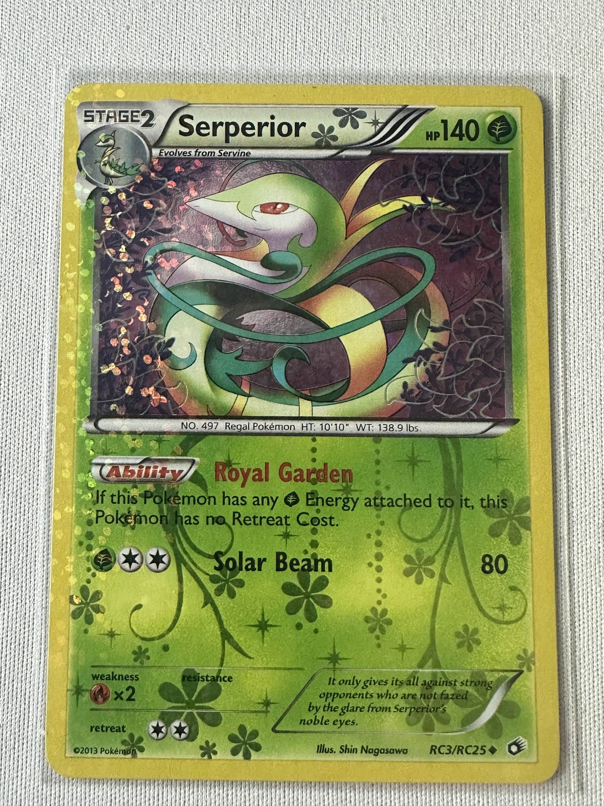 Serperior Uncommon Legendary Treasures: Radiant Collection RC3/RC25 NM