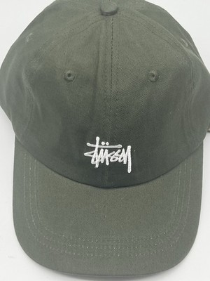 Stussy Hat Basic Stock Low Pro Forest Green One Size NWT Hard To