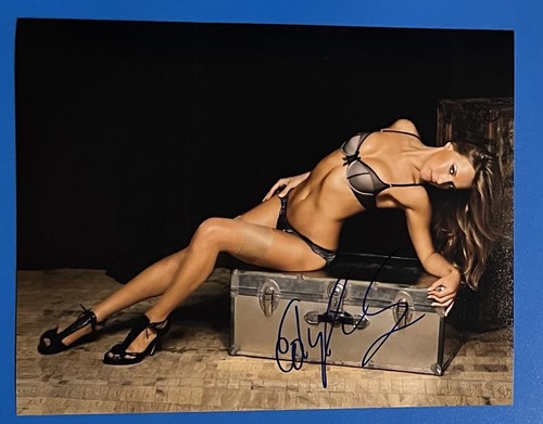 EDYTA SLIWINSKA "DWTS" FOTO A COLORI 8X10 FIRMATA A MANO "PROVA" COA - Foto 1 di 5