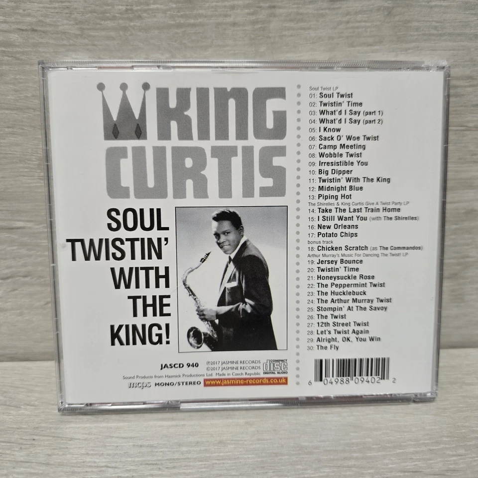 KING CURTIS - Soul Twistin' with the King! CD Jasmine 2017 30 Tracks Very Good  Foto 2 de 4