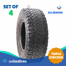 Set Of 4 Used Lt 31570r17 Bfgoodrich All-terrain Ta Ko2 - 6.5-7.532