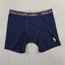 Polo Ralph Lauren Boxer Briefs Mens XL Blue Stretch Cotton Polo Pony Underwear