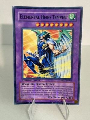Elemental HERO Tempest MF02-EN001 - MP -  Mattel Action Figure Promos: Series 2