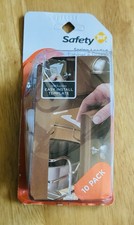 Safety 1 Spring-Loaded Cabinet Drawer Latch, 10pack, White