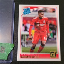 2018 Panini Donruss Alphonso Davies rookie card #176. rookie card picture