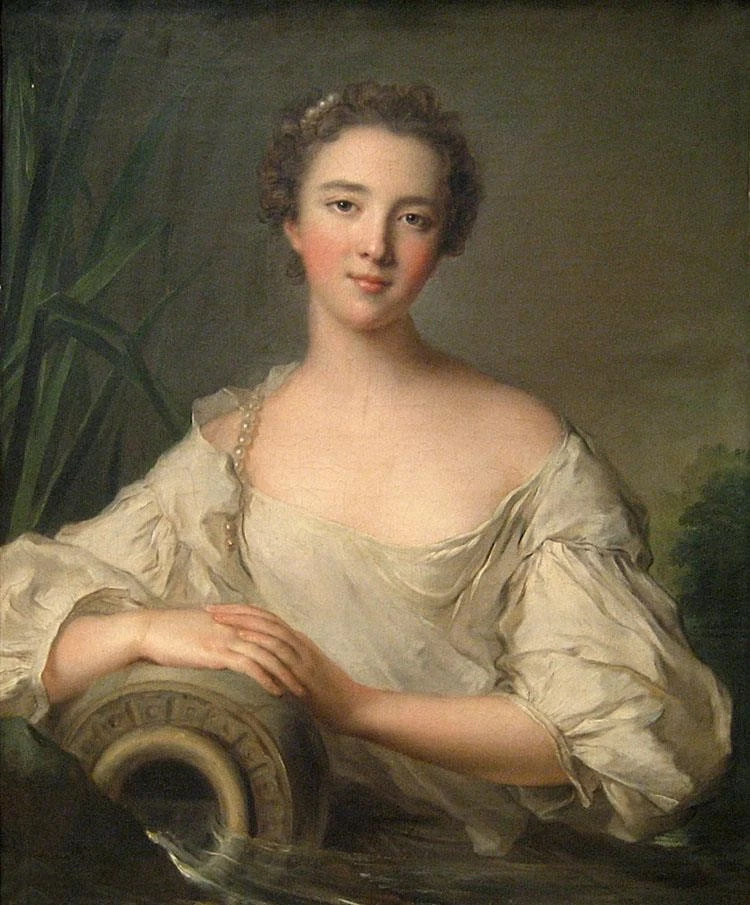 Handmade Old Master-Art Antique Oil Painting Portrait women girl on Canvas - Image 2 of 2