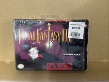BOX ONLY FINAL FANTASY III SNES Super Nintendo eb Games Squaresoft