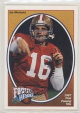 1991 Upper Deck Football Heroes Joe Montana Joe Montana #4 HOF ol1