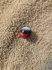 Vintage Marble King Rainbow Marbles Red Brown. .62
