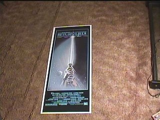 RETURN OF THE JEDI "A" 1983 ROLL INSERT 14X36 MOVIE POSTER STAR WARS LIGHT SABRE