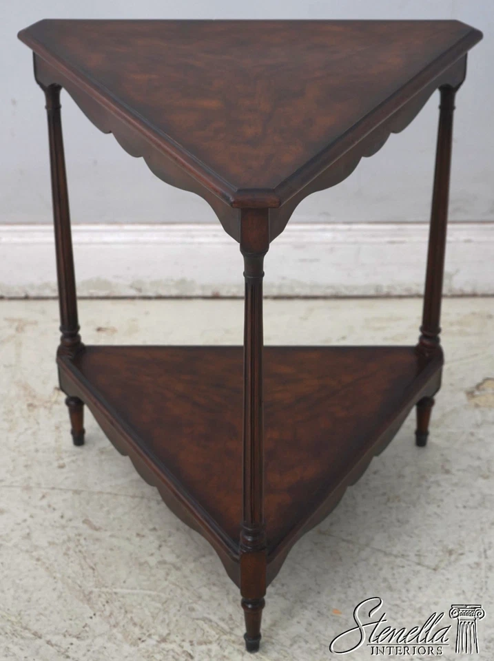 L70888: ТЕОДОР АЛЕКСАНДР фигурный угловой стол из красного дерева - Изображение 2 из 4