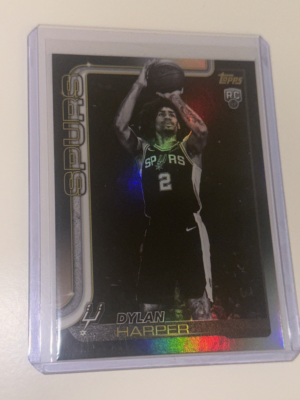 2025-26 Topps #202 Dylan Harper Rookie RC Blackout