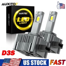 Auxito D3s D3r Led Headlight Bulbs Kit 100w 6000k White Hid Conversion Lamp Pair