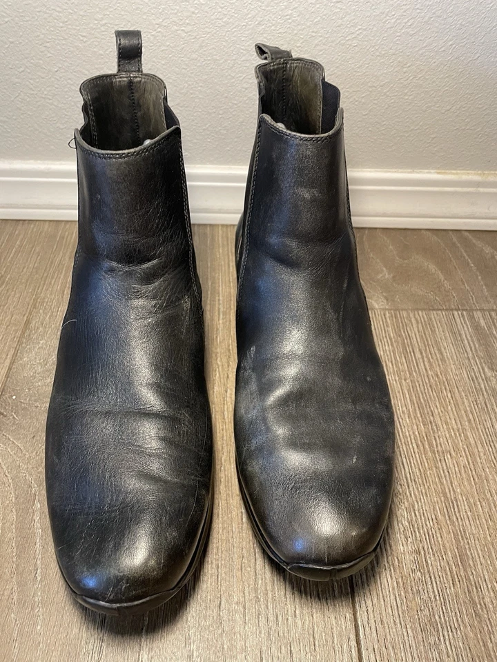 MBT Black Leather Ankle Boots Women's Size 12 - Image 3 of 4