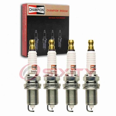4 pc Champion Iridium Spark Plugs for 2015-2017 Mitsubishi RVR Ignition so