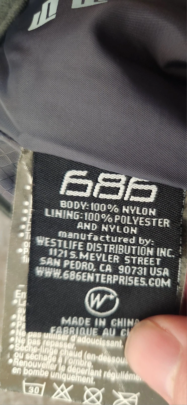 686 snowboard ski nylon pants
