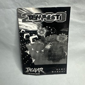 Atari Jaguar Tempest 2000 Game Cartridge Tested and Working with Manual