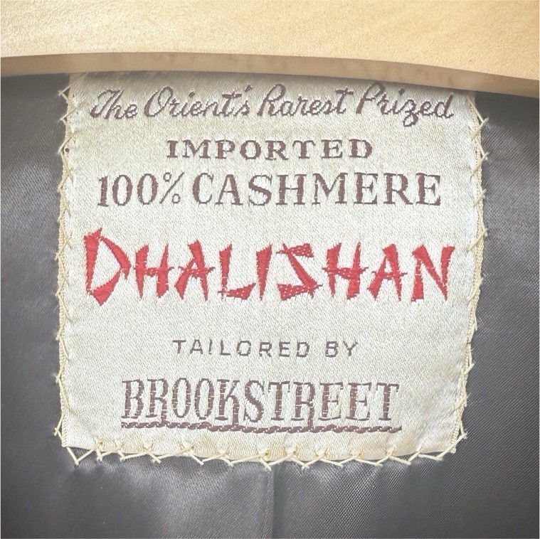 Dhalishan 100% Cashmere Brown Basic Coat Men's Re… - image 1