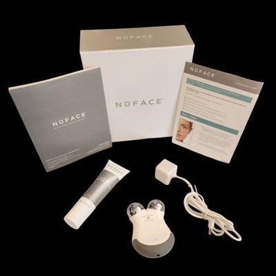 NuFACE Mini Facial Toning Device Kit w/ Gel Primer, Charger & Box
