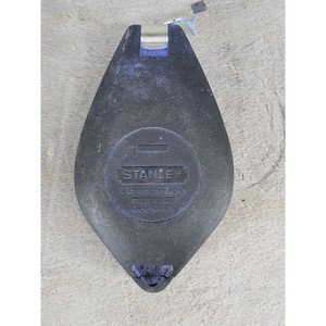 Stanley Chalk Line Reel 3883010 Black Yellow Manual Rewind Made in USA Vintage