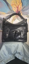 Dooney & Bourke Black Leather Hobo Shoulder B...