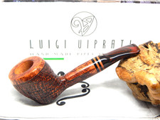 LUIGI VIPRATI 2025 BAGUE CONTRASTE NON FUMÉE GRAIN BLAST LOVAT SITTER ESTATE PIPE