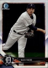 2018 Bowman Chrome Prospects #BCP124 Alex Faedo Detroit Tigers
