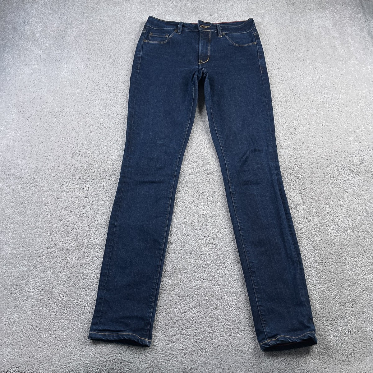 Raleigh Denim Jeans Womens 27 Blue Surry Skinny Low Rise Dark Wash