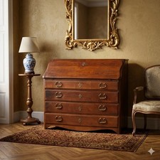 Antique Piedmontese Flap Cabinet Chestnut Poplar Italy XVIII Century