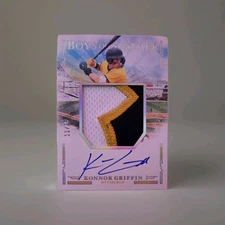 2025 Panini Boys of Summer Konnor Griffin JMS-KG Jumbo Material Auto Holo #11/25
