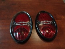 Two 1936-39 Chevrolet Truck Taillight Lens One Used One Unused See Description Two 1936-39 Chevrolet Truck Taillight Lens One Used One Unused See Description