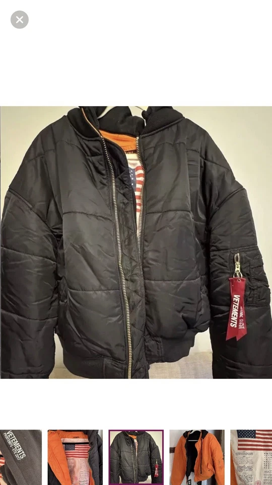 Chaqueta Vetements x Alpha Industries MA-1 auténtica  Foto 4 de 4