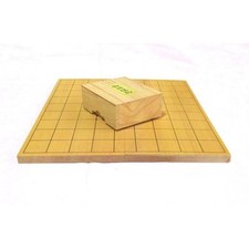Japanese Shogi Set: New Katsura Folding Shogi Board and Wooden Shogi Pieces