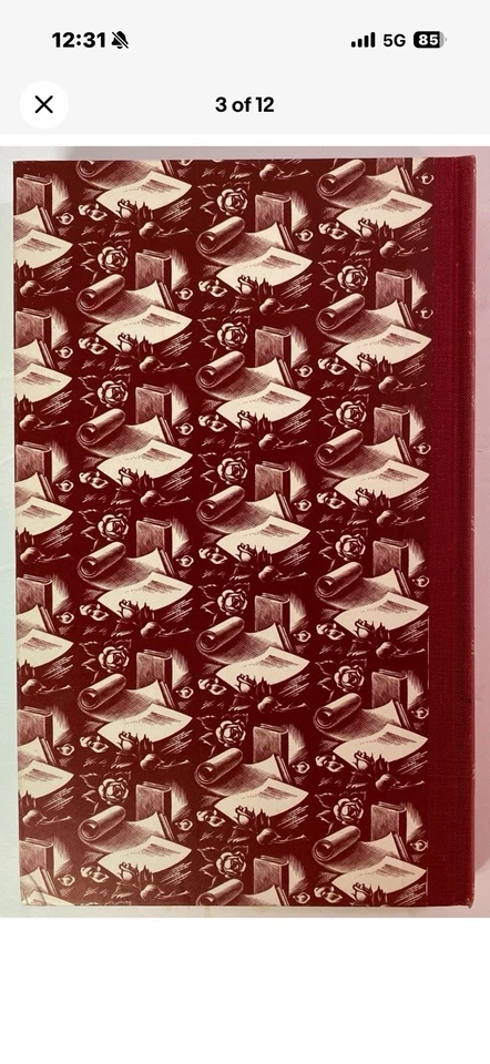 The Poems of Shakespeare, 1958 Heritage Press, Hardcover w/ Slip Case, Sandglass - Image 2 of 4