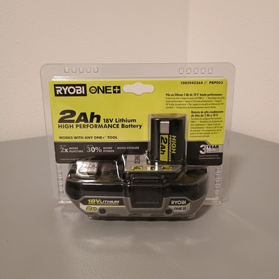 #ad #ad NEW RYOBI PBP003 ONE 18V 2.0 Ah Lithium Ion HIGH PERFORMANCE COOL CORE Battery $34.90