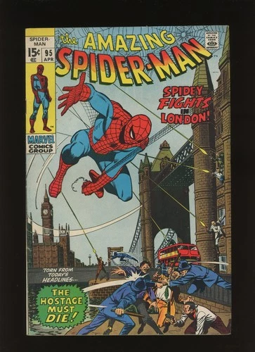 Amazing Spider-Man #95 1971 FN+ Romita Art Bronze Age Marvel Issue -RareCo