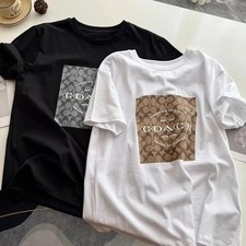 Coach New York Monogram Logo Graphic Black Fa...
