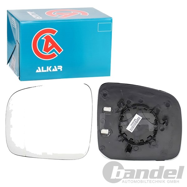 Alkar Spiegelglas AsphÄRisch Beheizbar Links Passend FüR VW Caddy Multivan Trans-image