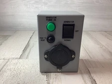 15 Amp 120V Generator Transfer Switch with Circuit Breaker, Power Inlet Box, Wat