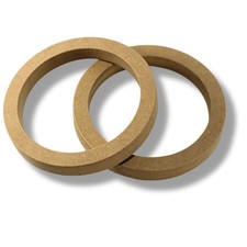 Pair of 5" High-Quality MDF Wood Speaker Spacer Rings SR5 Install Bay
