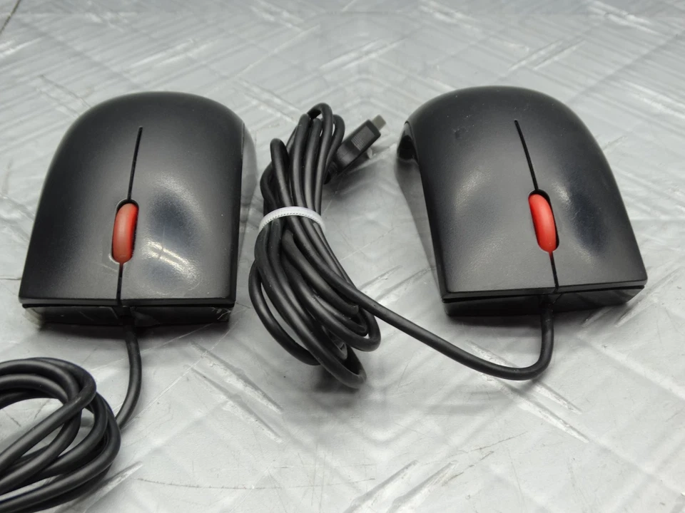 Lenovo MSU1175 Optical Scroll 2 Button Mouse 45J4889 (Lot of 2) - Image 2 of 4