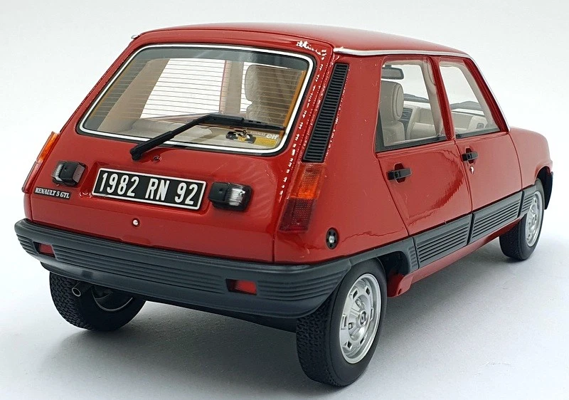 Otto Mobile 1/18 Scale Resin OT1147 - Renault 5 GTL - Red - Image 3 of 4